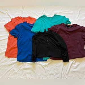 Set of 5 T-shirts all men’s size medium
